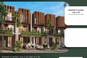 Dijual Rumah 3 lantai Cluster Botany Hills di Fatmawati, Jakarta Selatan 