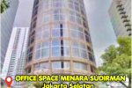 Dijual Office Space Menara Sudirman Luas 150m2 Lokasi SCBD Senayan