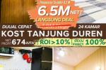 Dijual Rumah Kost di Jl. Lontar Raya, Tanjung Duren Utara, Grogol Petamburan, Jakarta Barat