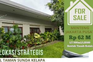 Turun Harga, Dijual Cepat Rumah di Jl.Taman Sunda Kelapa, Menteng, Jakarta Pusat