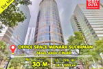 Dijual Office Space Menara Sudirman Luas 436m Lokasi SCBD Senayan