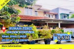 Dijual Rumah Tebet Dalam Komplek Lokasi Strategis Nyaman Jalan 2 Mobil