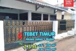 Dijual Cepat Rumah Tebet Timur Lokasi Strategis Nyaman Jalan 1 Mobil
