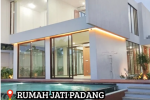 Dijual Rumah Jati Padang Modern Tropical Lokasi Strategis Nyaman Akses 2 Mobil