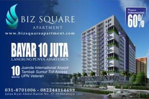 Dp 10 Juta Pilih Unit Apartemen Biz Square Surabaya